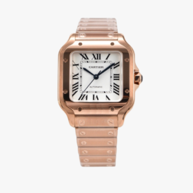 CARTIER Santos de Cartier watch Medium model 41.9 mm x 35.1 mm