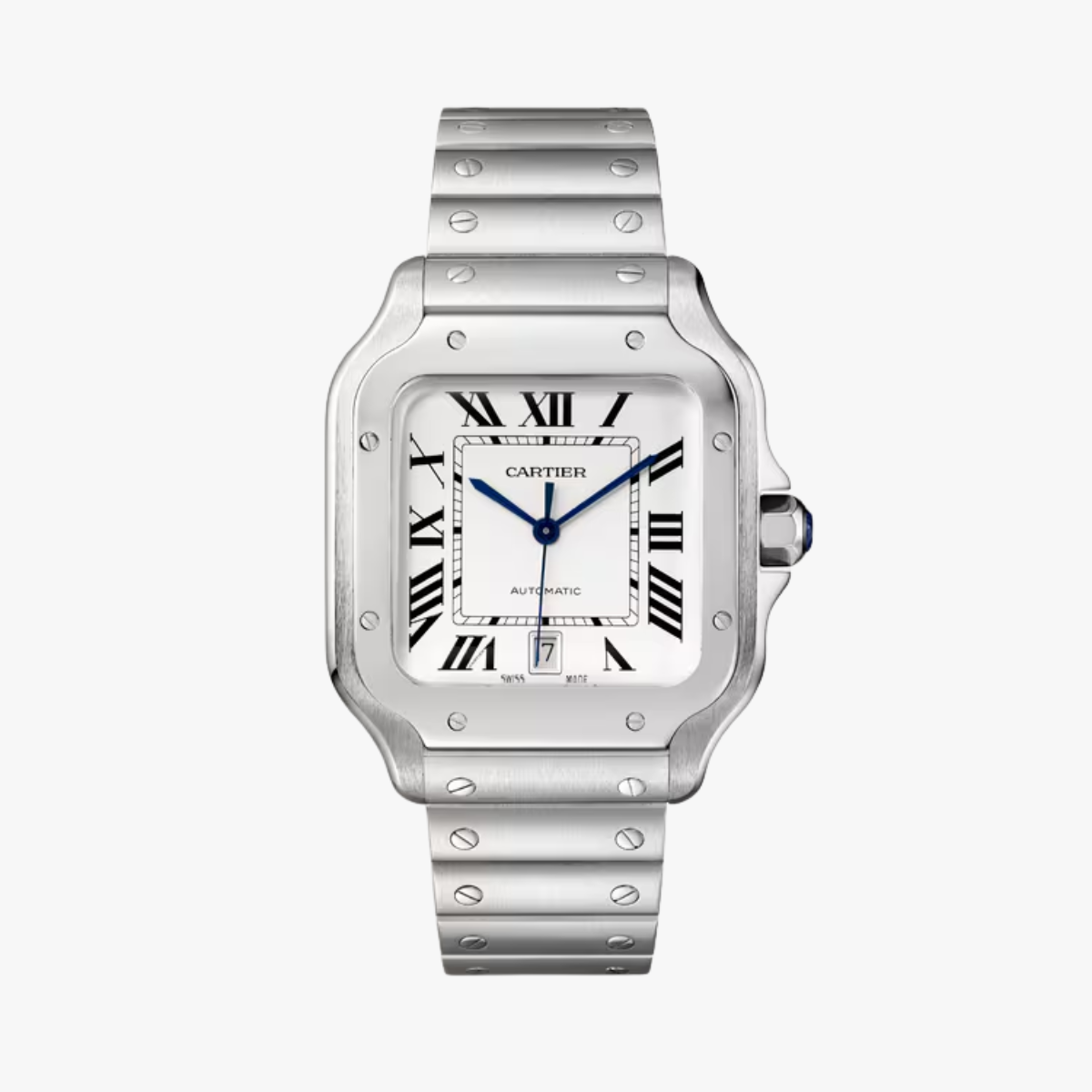 CEL-W-CAR-101.png CARTIER Santos de Cartier watch Large model 47.5 mm x 39.8 mm - 图片 1