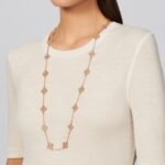 Van Cleef and Arpels Vintage Alhambra long necklace 20 motifs - 图片 2