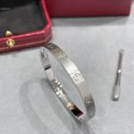 CARTIER LOVE bracelet classic model brushed - 图片 2
