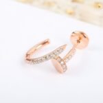 CARTIER Juste un Clou hoop earrings small model paved - 图片 2