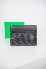 Bottega Veneta Woven Check Card Case - 图片 9