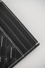 Bottega Veneta Woven Check Card Case - 图片 12