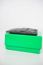 Bottega Veneta Woven Check Card Case - 图片 13