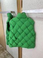 Bottega Veneta Braided Down Vest Green - 图片 8