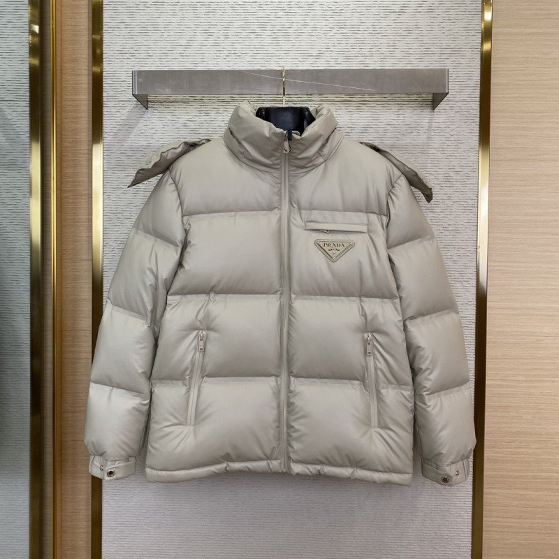 wsxc1727534022191_0.jpg PRADA feather down jacket beige - 图片 1