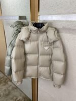 PRADA feather down jacket beige - 图片 7