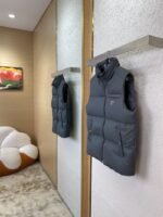 PRADA feather waistcoat grey - 图片 3