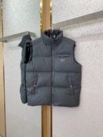 PRADA feather waistcoat grey - 图片 5