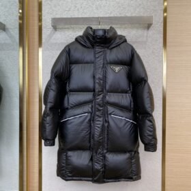 PRADA long down jacket
