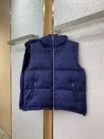 GUCCI Jacquard Down Vest Blue - 图片 5