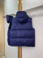 GUCCI Jacquard Down Vest Blue - 图片 6