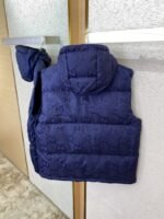 GUCCI Jacquard Down Vest Blue - 图片 8