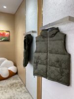 GUCCI Jacquard Down Vest Green - 图片 3