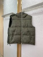 GUCCI Jacquard Down Vest Green - 图片 5