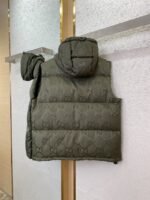 GUCCI Jacquard Down Vest Green - 图片 6