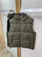 GUCCI Jacquard Down Vest Green - 图片 7