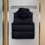 GUCCI Jacquard Down Vest Black - 图片 2