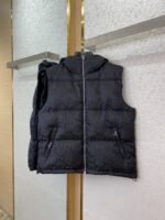 GUCCI Jacquard Down Vest Black - 图片 5
