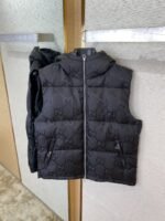 GUCCI Jacquard Down Vest Black - 图片 7
