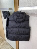 GUCCI Jacquard Down Vest Black - 图片 8