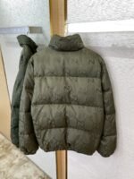 GUCCI Jacquard Down Jacket Green - 图片 8