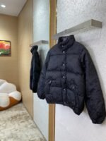 GUCCI Jacquard Down Jacket Black - 图片 3