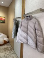 Fendi patchwork down jacket grey - 图片 3
