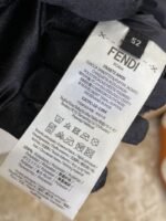 Fendi Patchwork Down Jacket Black - 图片 9
