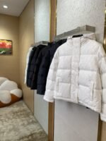 Fendi Double F Full Print Down Jacket White - 图片 7