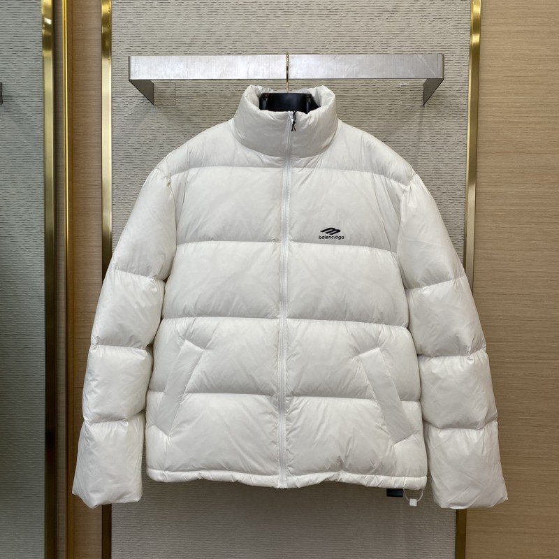 wsxc1728697820953_0.jpg Balenciaga 3M Logo Down Jacket White - 图片 1