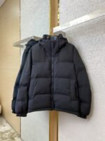 LV Logo Patchwork Hooded Cotton Jacket - 图片 5