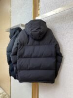 LV Logo Patchwork Hooded Cotton Jacket - 图片 7