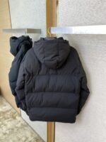 LV Logo Patchwork Hooded Cotton Jacket - 图片 8