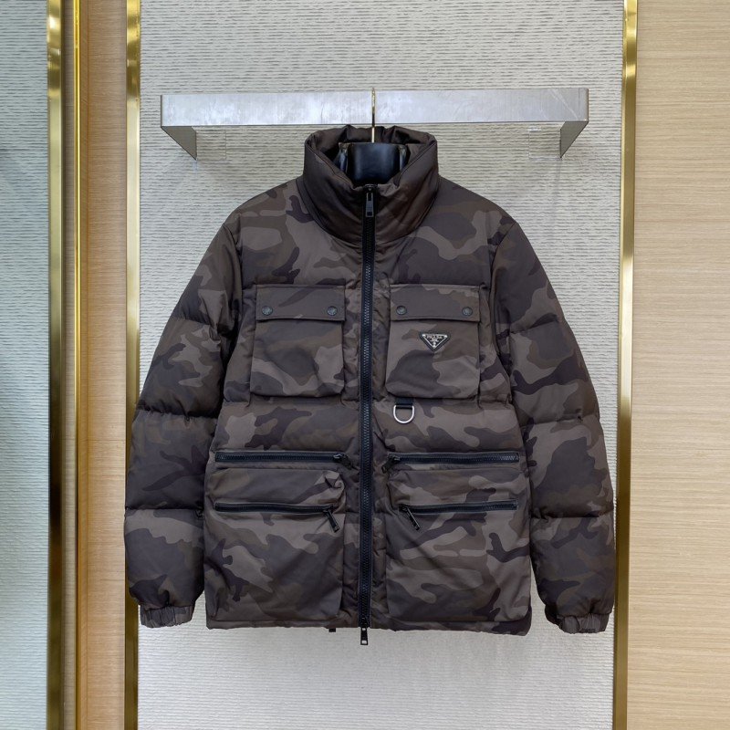 wsxc1729297651374_0.jpg Prada Camouflage Triangle Logo Down Jacket - 图片 1