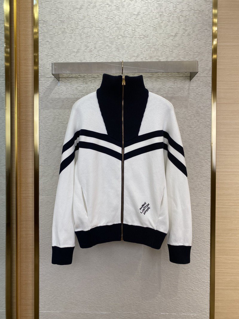 wsxc1729304383091_0.jpg LV Embroidered Zip Woolen Jacket - 图片 1