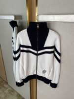 LV Embroidered Zip Woolen Jacket - 图片 7