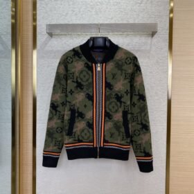 LV Camouflage Woolen Jacket Coat