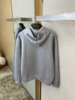 Prada Space Cotton Triangle Label Hooded Jacket - 图片 8