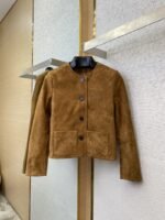 Miu Miu Suede Jacket Coat - 图片 5