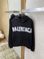 Balenciaga Tape Print Hooded Sweatshirt - 图片 7