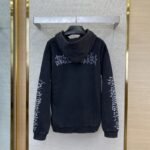 Balenciaga Flame Letter Print Hooded Sweatshirt - 图片 2