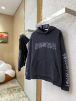 Balenciaga Flame Letter Print Hooded Sweatshirt - 图片 3