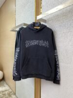 Balenciaga Flame Letter Print Hooded Sweatshirt - 图片 6