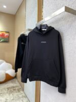 Balenciaga Reflective Letter Print Hooded Sweatshirt - 图片 3