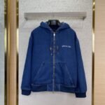 Dior Embroidered Hooded Denim Jacket