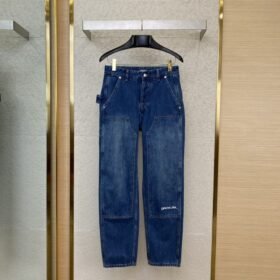 Dior Jeans In Embroidered Wash