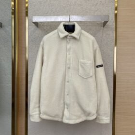Balenciaga Gum Labeled Lamb??S Wool Teddy Coat