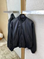 Balenciaga Letter Logo Leather Jacket Jacket - 图片 7