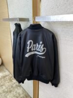 Balenciaga Letter Logo Leather Jacket Jacket - 图片 8